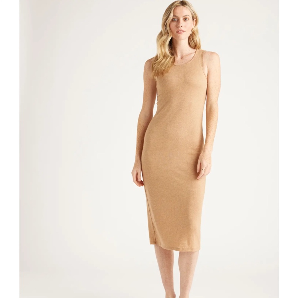 QUINCE Tencel Jersey Tank Midi Dress